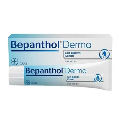 Bepanthol El ve Yüz İçin Nemlendirici Cilt Bakım Kremi 50 gr 8699546358694 - 1
